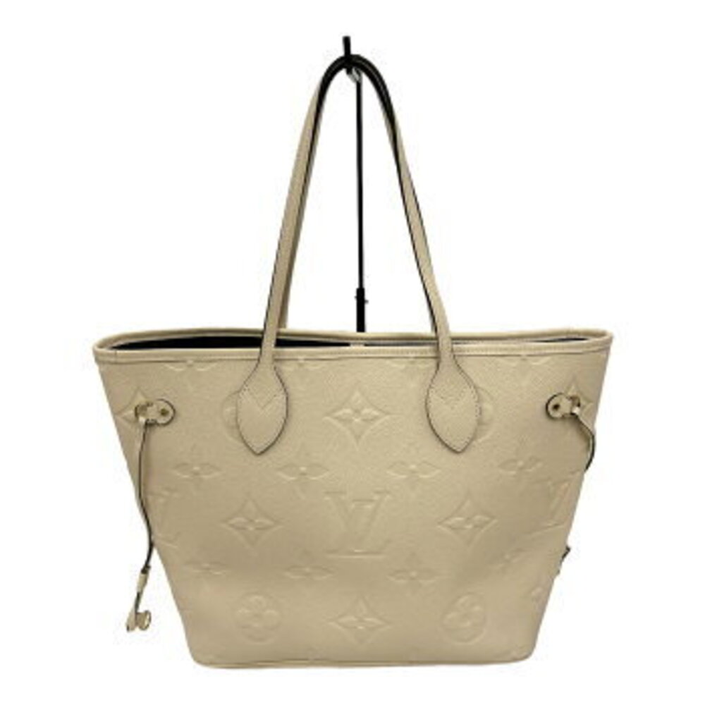 Louis Vuitton Neverfull Empreinte Tote Bag Shoulder White Pouch